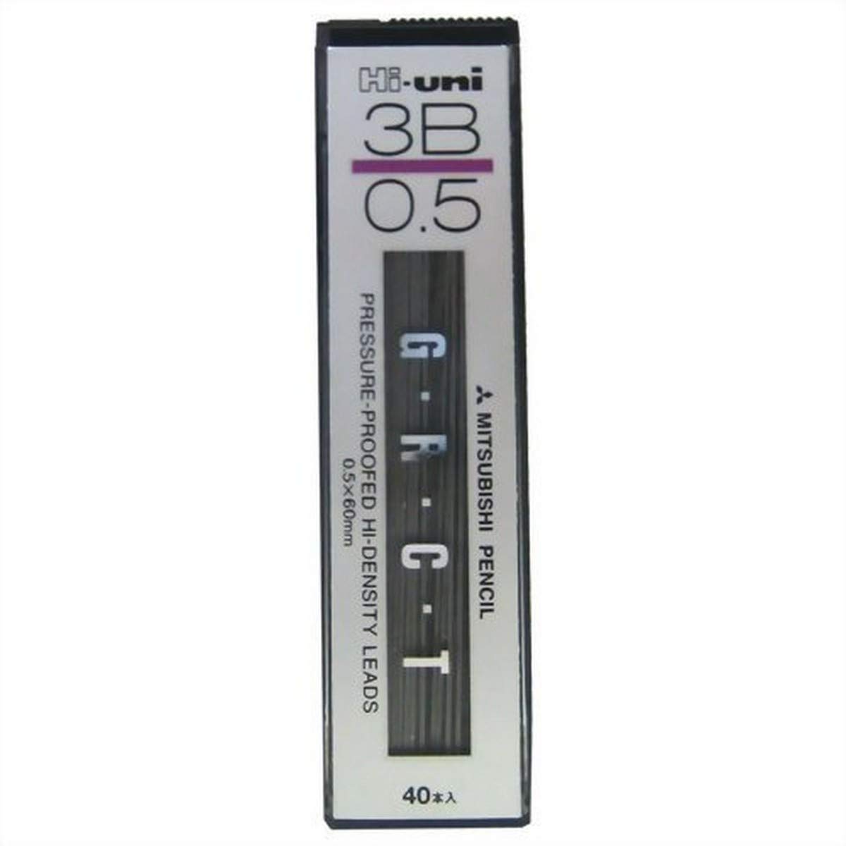 Uni Mechanical Pencil Lead Hi 0.5 mm, 3B, 60 mm x