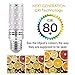 Sagel E26 LED Corn Bulbs 15W, 120W Incandescent Bulbs Equivalent, 6000K Cool White Candelabra Bulbs, Non-Dimmable, 1500Lm, Edison Screw Corn Light Bulbs, 4-Pack