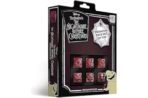 USAOPOLY Disney The Nightmare Before Christmas Premium Dice Set, Red