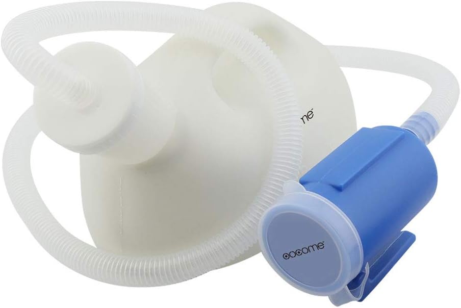 Portable Urinals for Men, OOCOME Men Urinal Bottle Spill Proof Reusable Male Pee Bottle Camping Toilet Thicken Men's Potty 2000 ml 45.2" Long Tube with Lid: Health & Personal Care