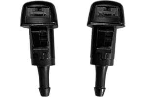 AMFRNE 4805742AC Washer Nozzle Fits for 2010-2018 Dodge RAM 1500 2500 3500 4500 5500 Heavy Duty Trucks Windshield Washer Sprayer Spray Nozzle, Pack of 2, Front Lh or Rh Jet, 4805742AB Direct Replacemnt