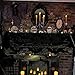 OTBBA Halloween Decorations, Spiderweb Fireplace Mantle Scarf Black Lace Cobweb Cover 20