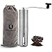 Premium Manual Burr Coffee Grinder - Uniposate Portable Conical Ceramic Burr Spices Mill,Adjustable Settings for Any Grind,Bonus Storage Bag and Replacement Part