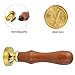 Outop Vintage Retro Wooden Alphabet Letter Initial Wax Classic Sealing Wax Seal Stamp (M)
