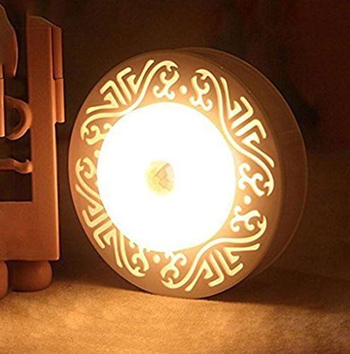 Motion Sensor Light, Lbsel Stick-Anywhere Cordless USB Rechargeable LED Night Light, Wall Light, Magnet Cabinet Closet Lights, Stair Lights, Puck Lights for Hallway, Bathroom, Bedroom, Kitchen