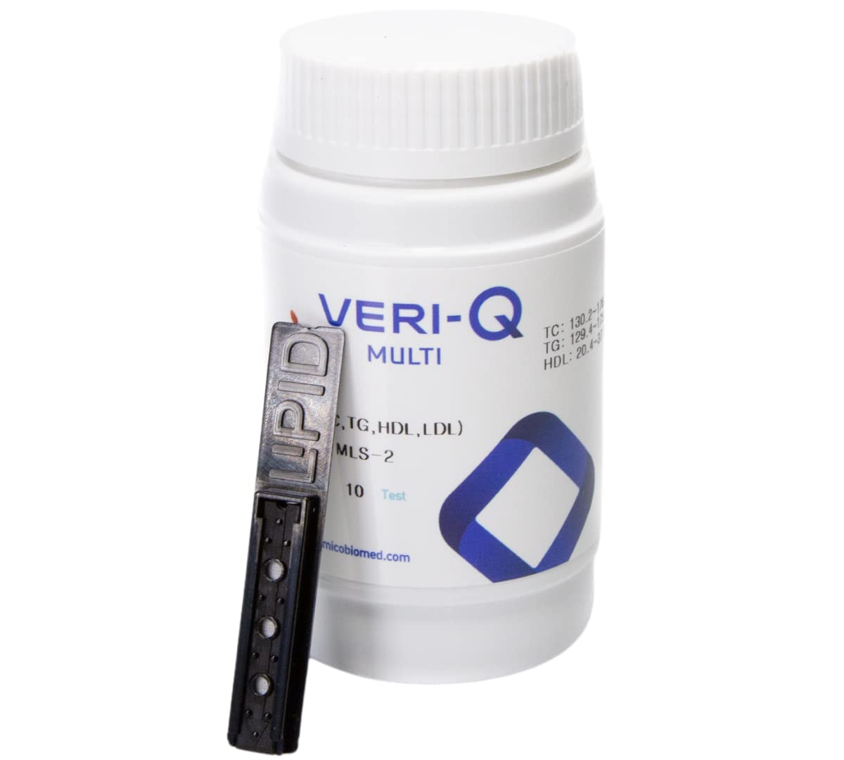Veri-Q Cholesterol Home Test Kit Strips - Healthy Lipid HDL, LDL and Triglyceride Test Strips. 5 Strips Plus lancets and pipettes.