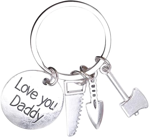 love you daddy keyring