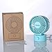 Quiet Mini USB Desk Fan, ONXE Small Desktop Personal Fan for Room Office (2 Speed) -Pink