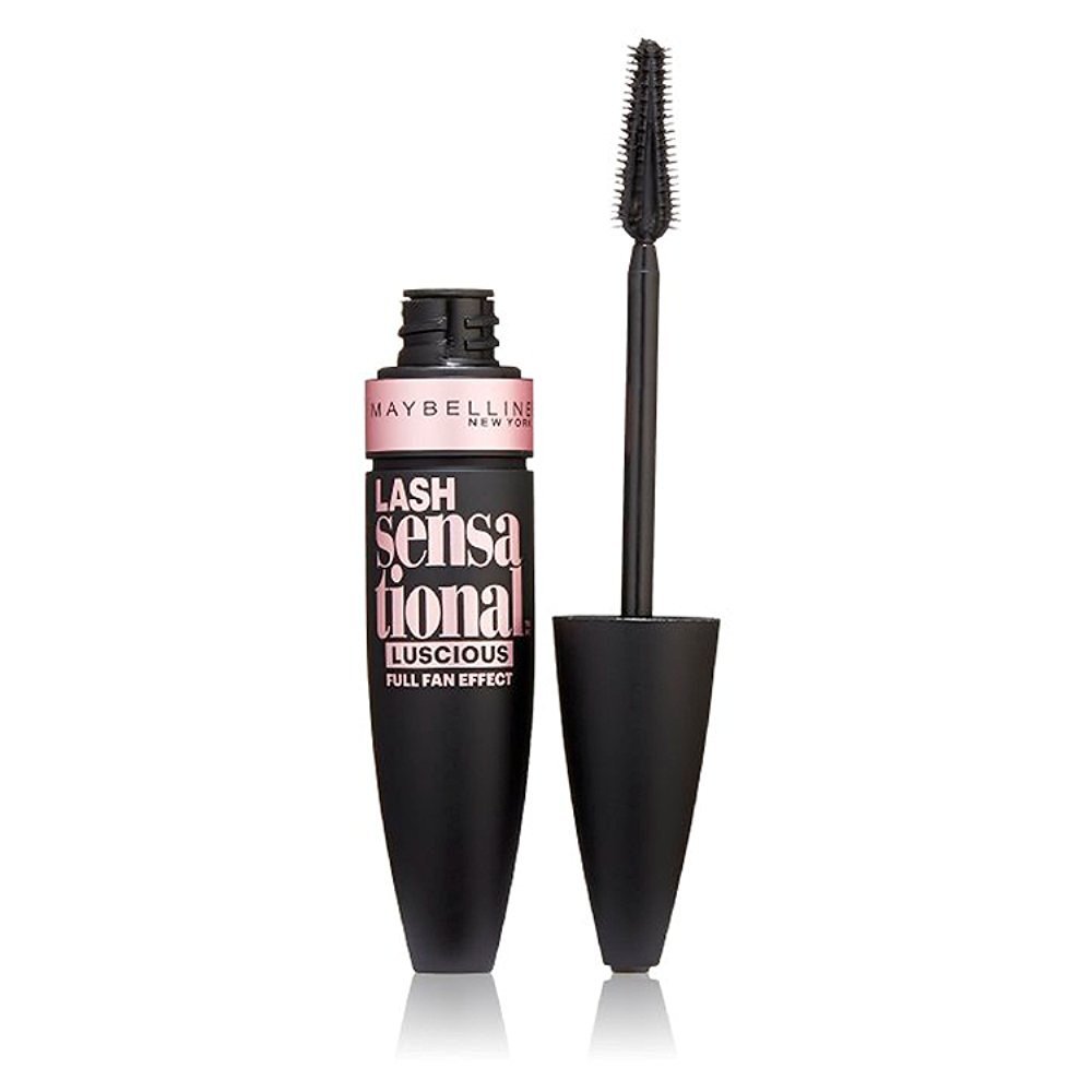 3 x Maybelline Lash Sensational Luscious Mascara Black 9.5ml New