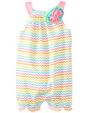 Baby Girls' Colorful Romper