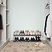 SONGMICS 2-Tier Shoe Rack, Metal Shoe Shelf, Storage Organizer, 36.2 x 11.8 x 13 Inches, Gray ULSA12G