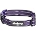 Blueberry Pet Essentials Safe & Comfy 3M Reflective Adjustable Dog Collar - Violet, Large, Neck 18