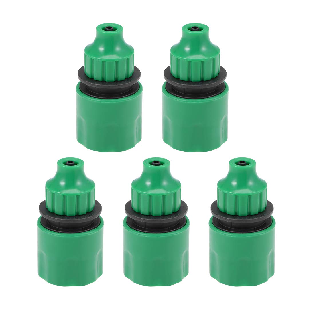 sourcing map Quick Connector Hose Pipe Adapter Fitting 4mm Inner Diameter Hose Tubing for Garden Irrigation System 5pcs