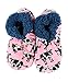 Moody in The Mornings Womens Plush Fuzzy Feet Slippers by LazyOne | Ladies Soft Fuzzy House Slippers (L/XL)