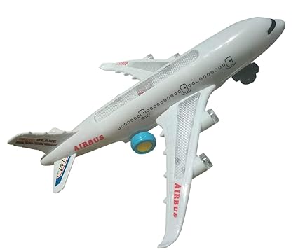 IndusBay Aeroplane Toy for Kids, with LED Lights and Music
