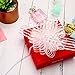 20 Pieces Large White Pull Bow Organza Wrapping 6 Inches Plastic Pull String Bows for Valentine‘s Day Christmas Wedding and Easter Gifts