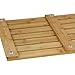 Household Essentials Bamboo Bath Mat with Non-Skid Feet For Bath, Spa or Entryway 15 x 22 x 5 inches