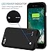 iPhone 7 Battery Case, Little-P 3.5mm Ultra Slim Atomic Pro iPhone Portable Charger iPhone 7 (4.7 inch) Charging Case 3000mAh Extended Battery Pack Power Cases,iPhone 7 Juice Bank Cover [Black]