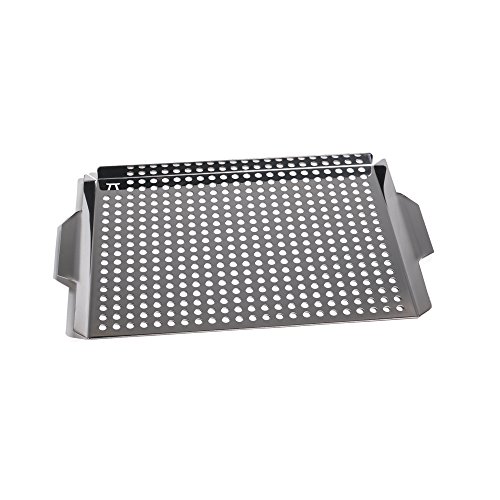 image for Outset QS71 Large Grill Grid with Handles, Stainless Steel