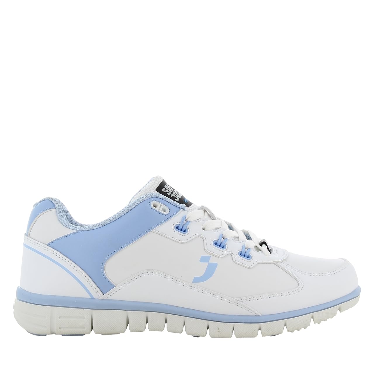 Oxypas Sunny Professionelle Work Shoes for Medical/Maintenance/Gastro, White/Blue (Light Blue), 4 UK (37 EU)
