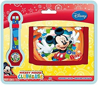 Blister pack watch wallet Mickey Disney Oh Boy