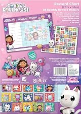 Paper Projects Gabby's Dollhouse Reward Chart 56 Sparkly Stickers Wipe-Clean view 3
