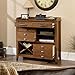 Sauder Carson Forge Sideboard, Washington Cherry finish