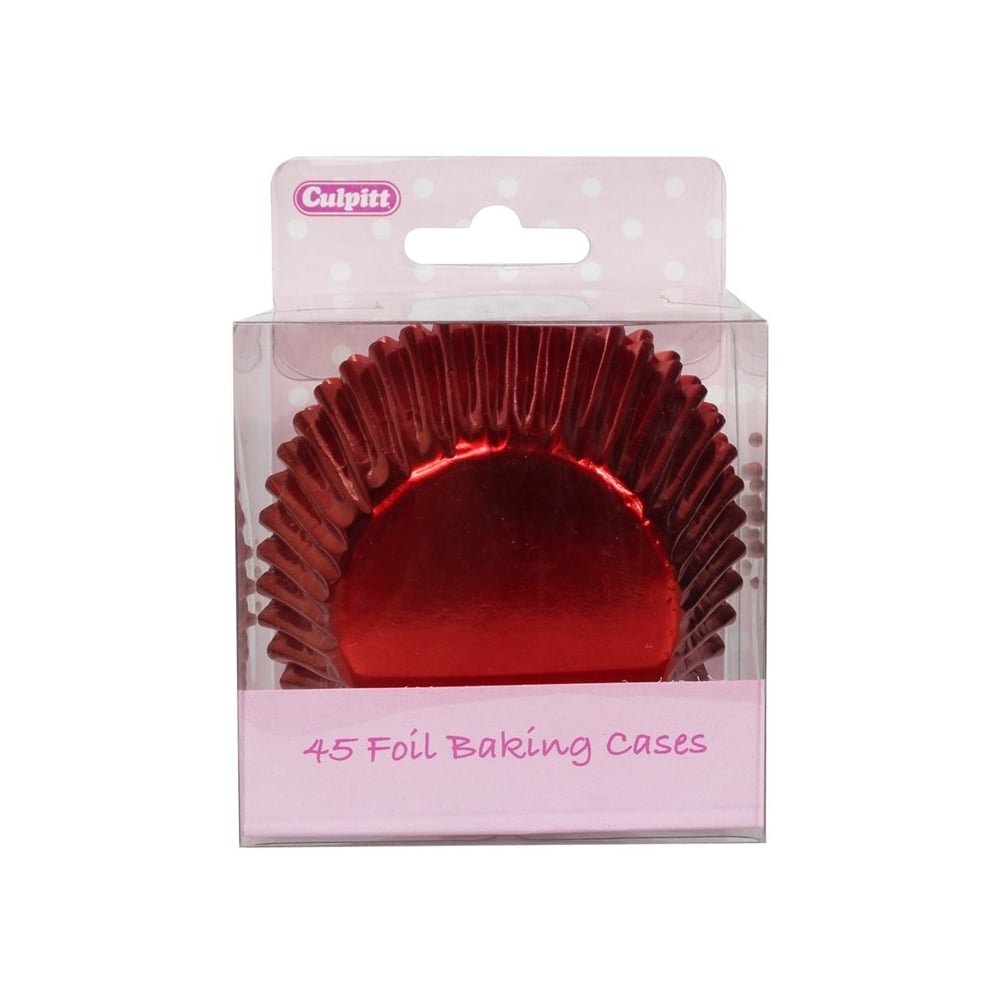 Culpitt Red Foil Cake Cases 45S
