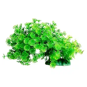 Quickun Artificial DIY Decor Plastic Plants Set Aquarium Decor Fish Tank Ornament Decoration Pack of 1