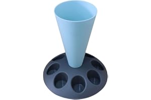 Generic Piping Bag Stand Piping Bag Holder with 8 Piping Nozzles, Slots, Cupcake Nozzle, Piping Bag Holder, Accessories, Icin