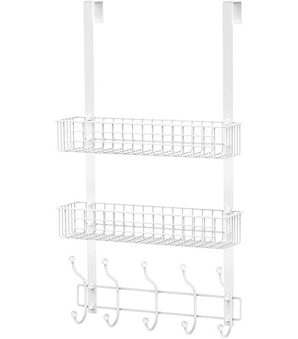 Aimeaihe Over The Door Hooks, Door Hanger Towel Rack With 10 Coat - View #7