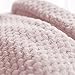 Simple&Opulence Flannel Fleece Velvet Plush Throw Blanket, 50x60 Inch, Lightweight Winter Warm Fluffy, Cozy, Fuzzy, Ultra Soft All Season for Bed/Couch/Sofa-Blush Pink
