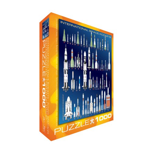 EuroGraphics International Space Rockets Puzzle (1000-Piece)