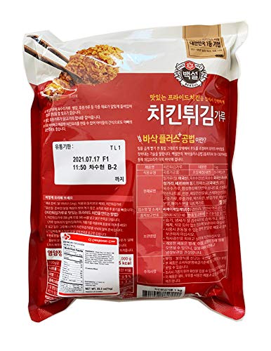 Beksul Korean Crispy Fried Chicken Mix 1Kg - Authentic Korean Flavor, Perfect Crispy Coating