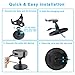 Adjustable Stand for Echo Dot 3rd Gen by AutoSonic, Swivel and Tilt Function, Black