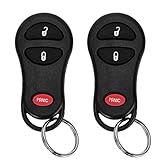 YITAMOTOR 2 Pcs Keyless Remote Compatible For Chrysler Dodge Plymouth Key Fob Replacement GQ43VT17T Remote Entry