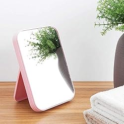 Coobbar Desktop Makeup Mirror,Foldable Makeup