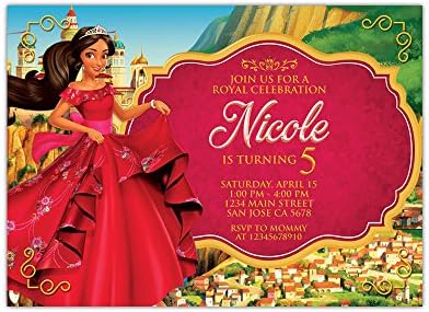 Elena of Avalor Birthday Party Invitations ANY AGE Custom