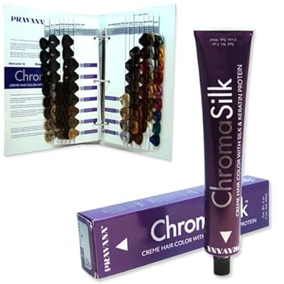 PRAVANA ChromaSilk Creme Hair Color with Silk &amp; Keratin Protein, 8.11 Light Intense Ash Blonde