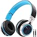 BienSound HW50 Stereo Folding Headsets Strong Low Bass Headphones with Microphone for iPhone, All Android Smartphones, PC, Laptop, Mp3/mp4, Tablet Macbook Earphones (black/blue)