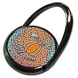 3dRose Big Orange Pumpkin with Bat Design, Happy
