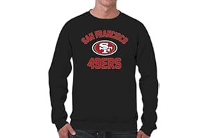 Team Fan Apparel NFL Adult Gameday Football Crewneck Sweatshirt - Cotton Blend - Stay warm, comfortable & stylish on game day