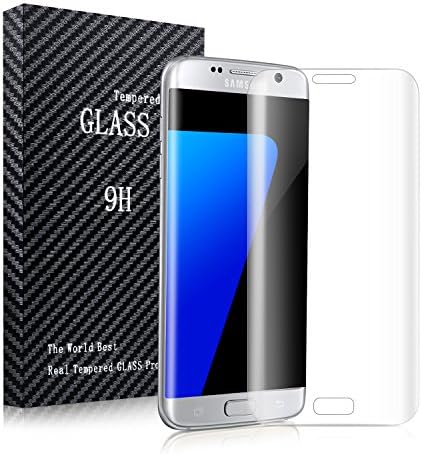 Mscrosy Best Samsung Galaxy S7 Edge Screen Protector, Full Coverage 3D Tempered Glass Screen Film, Ultra HD Clear, Anti-Scratch, Easy Installation ( Lucid )