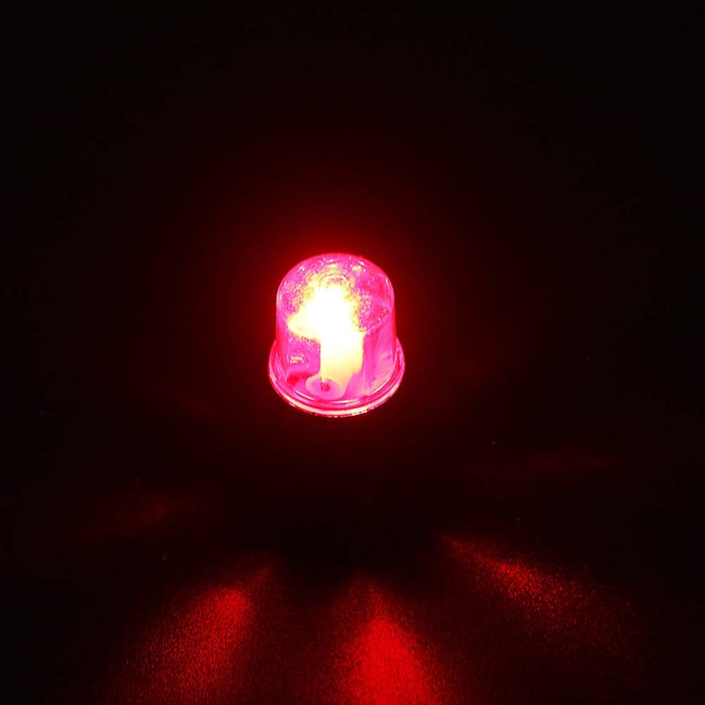 CJRSLRB 2Pack Car Tire Valve Light, Bike LED Wheel Lights, Waterproof Led Valve Cap Lamp for Car/Bike/Motorcycle (Red): Automotive