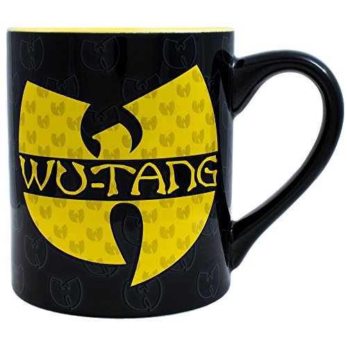 Silver Buffalo WU0132 Live Nation Wu Tang Clan Logo Ceramic Mug, 14 oz, Multicolor