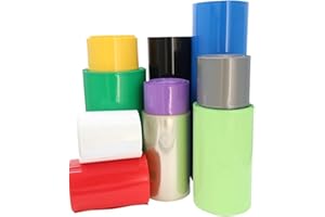 PVC Heat Shrink Tube Heat-Shrink Film Width 85mm ~ 400mm Insulated Tubing Lithium Cable Sleeve Wraping Cover 18650 Battery Ca