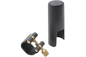 Andoer Leather Ligature Fastener with Plastic Cap for Clarinet Bakelite Mouthpiece Durable