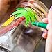 Premium Fine Tip Paint Pens - Ceramic, Fabric, Glass, Metal, Wood, and Leather (Nearly Any Surface), Set of 12 Vibrant Water Based Fine Point Acrylic Markers, No Bleed Guarantee