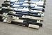 Silver Stainless Steel and Glass Diamond Mosaic Tile Black Silver Mix Backsplash Wall Accent Bathroom Kitchen Fireplace Tile 1 Sheet Easy Install
