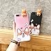 iPhone 6s Plus 3D Animal Cell Phone TPU Case Cute Welsh Corgi Peeking on Top Slim Flexible Crystal Silicone Protective TPU Skin Case Cover for iPhone 6 Plus(iPhone 6s Plus/6 Plus, Corgi Pink)